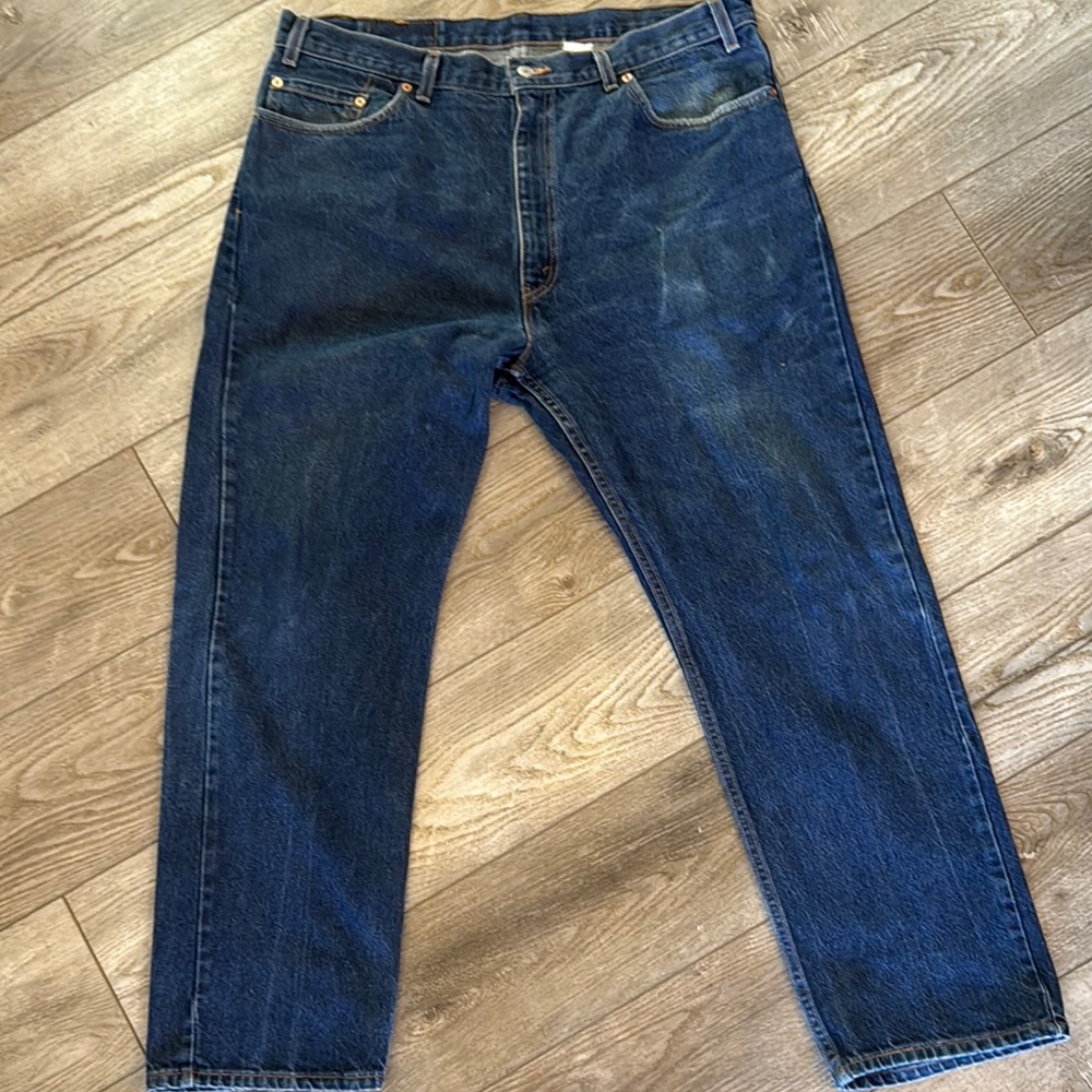 Levi's Blue Relaxed Jeans with Classic Indigo Wash